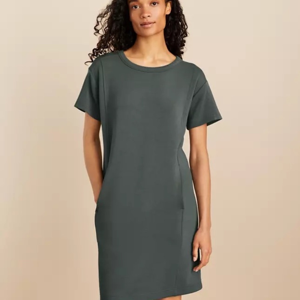 Lou & Grey Dress Seamed Scubasoft with Pockets - Petite Large